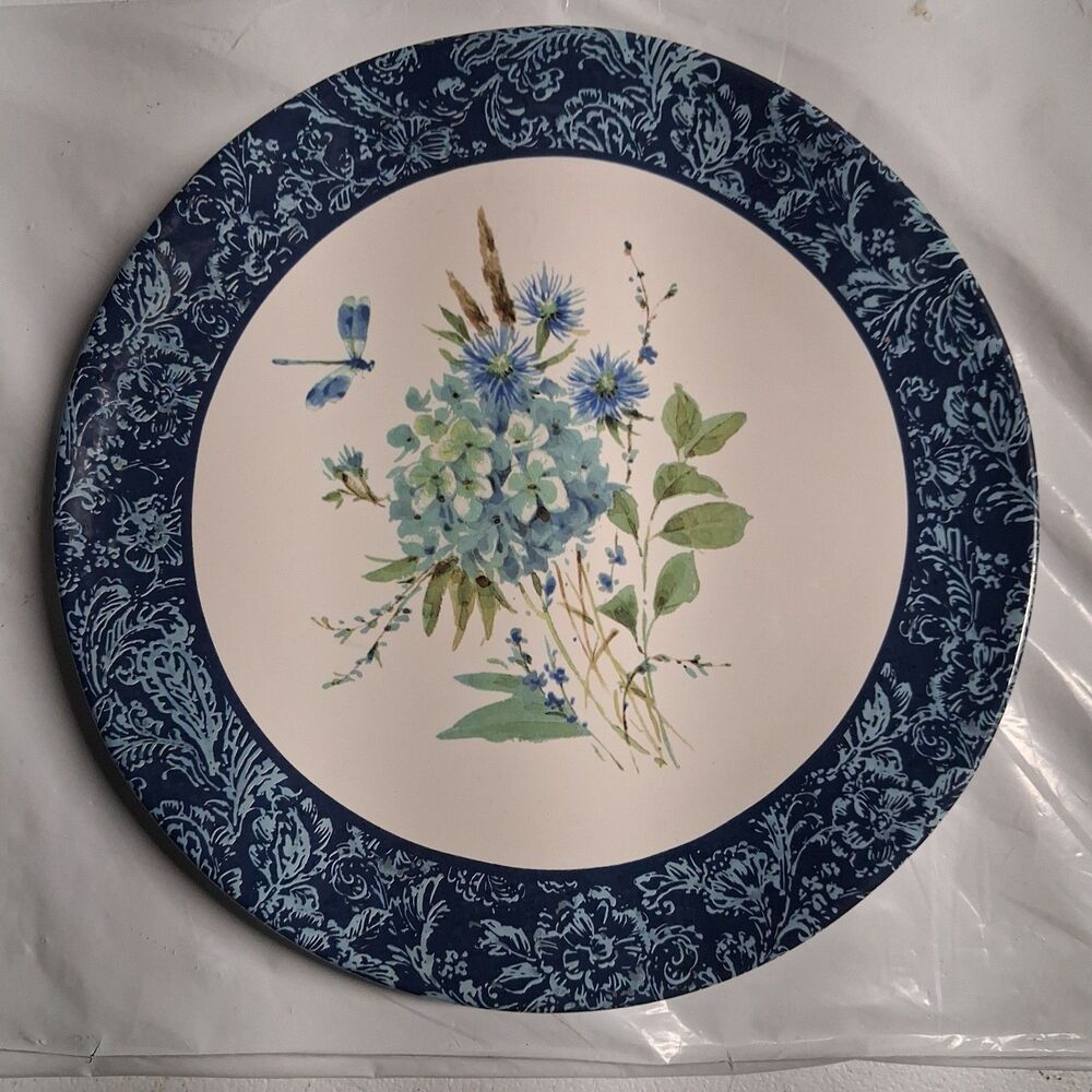 Certified International Lisa Audet Bohemian Blue Dinner plate